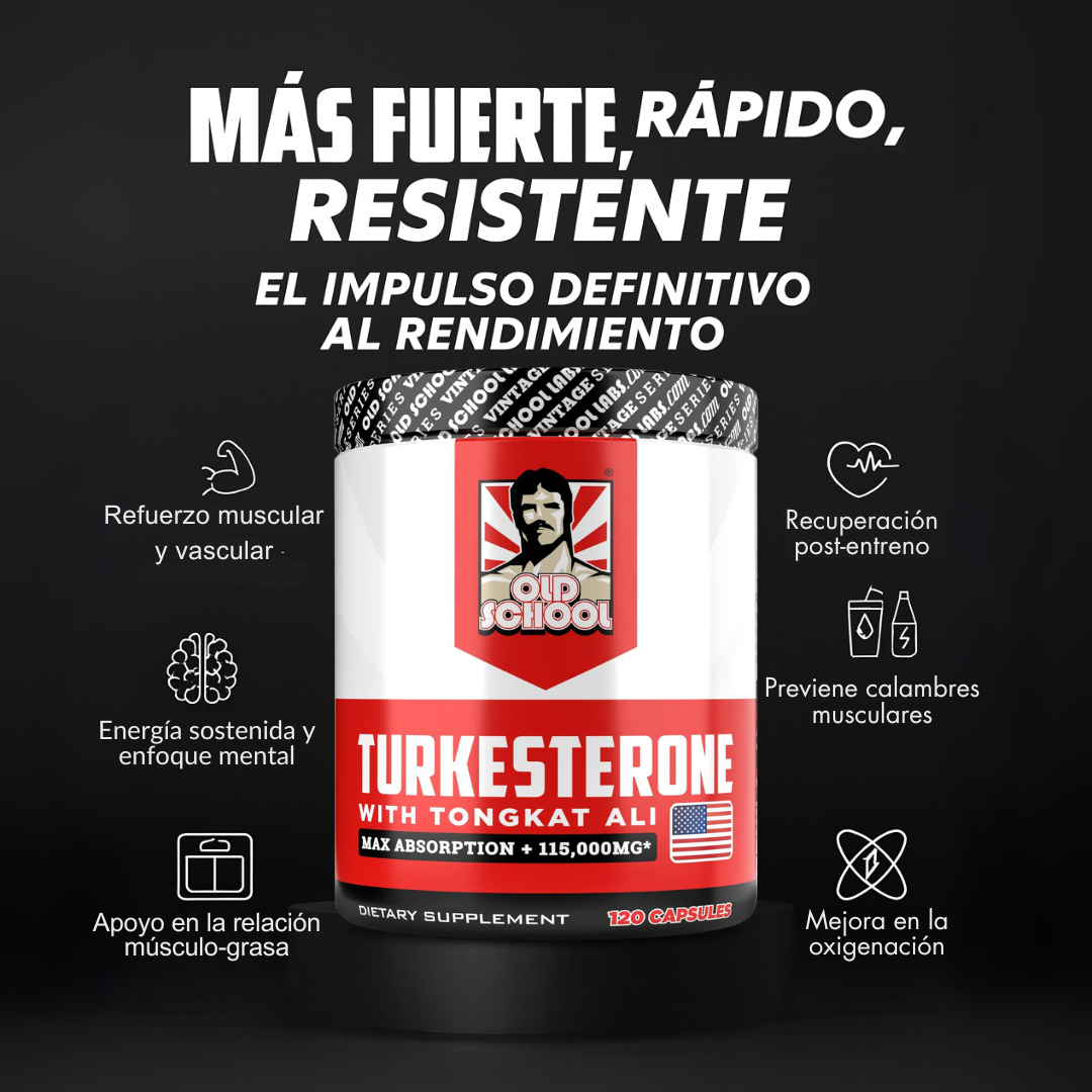Turkesterone® — Más Vitalidad y Disposición Cada Día (Últimas unidades)